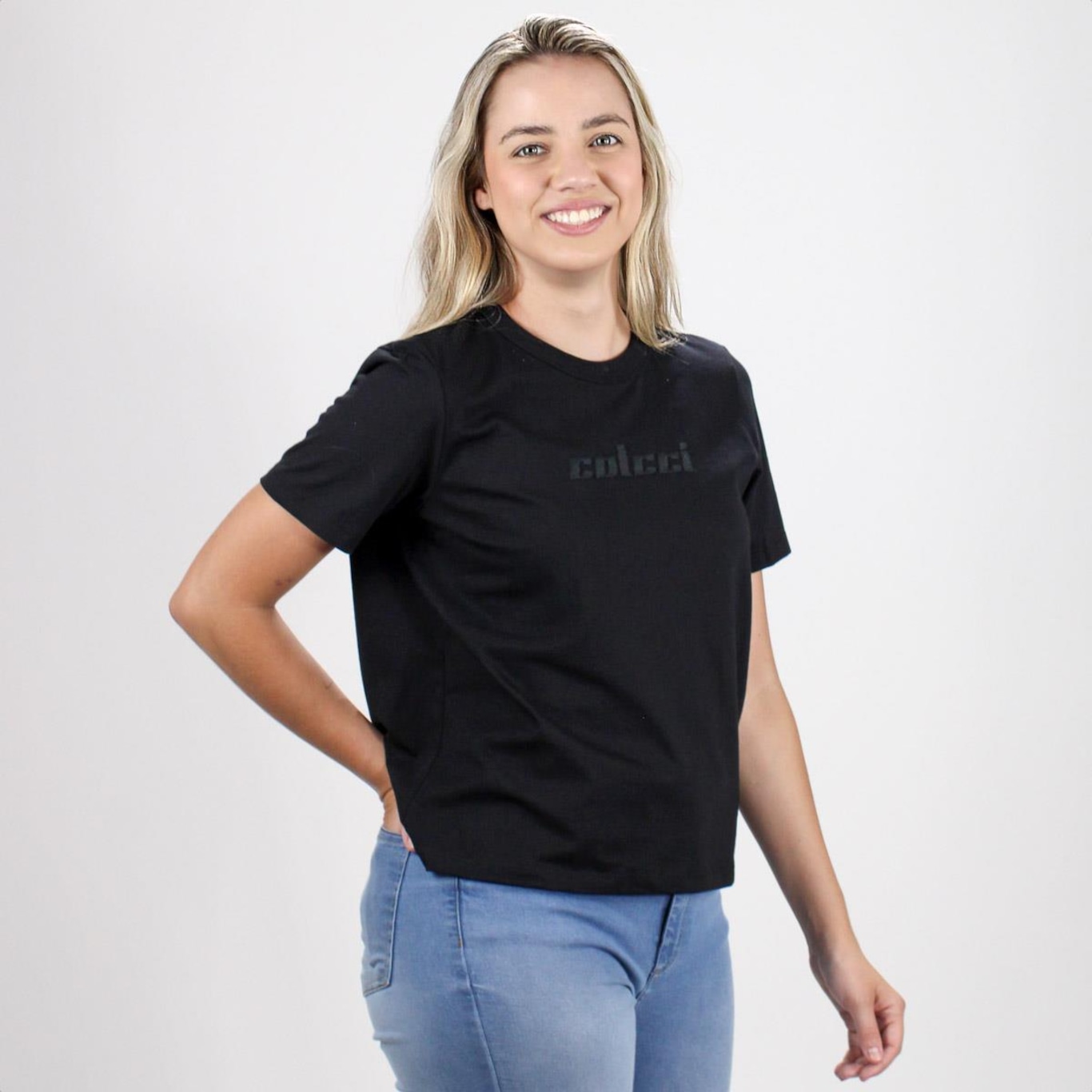 Camiseta Colcci Bordado Alto Relevo - Feminina - Foto 3