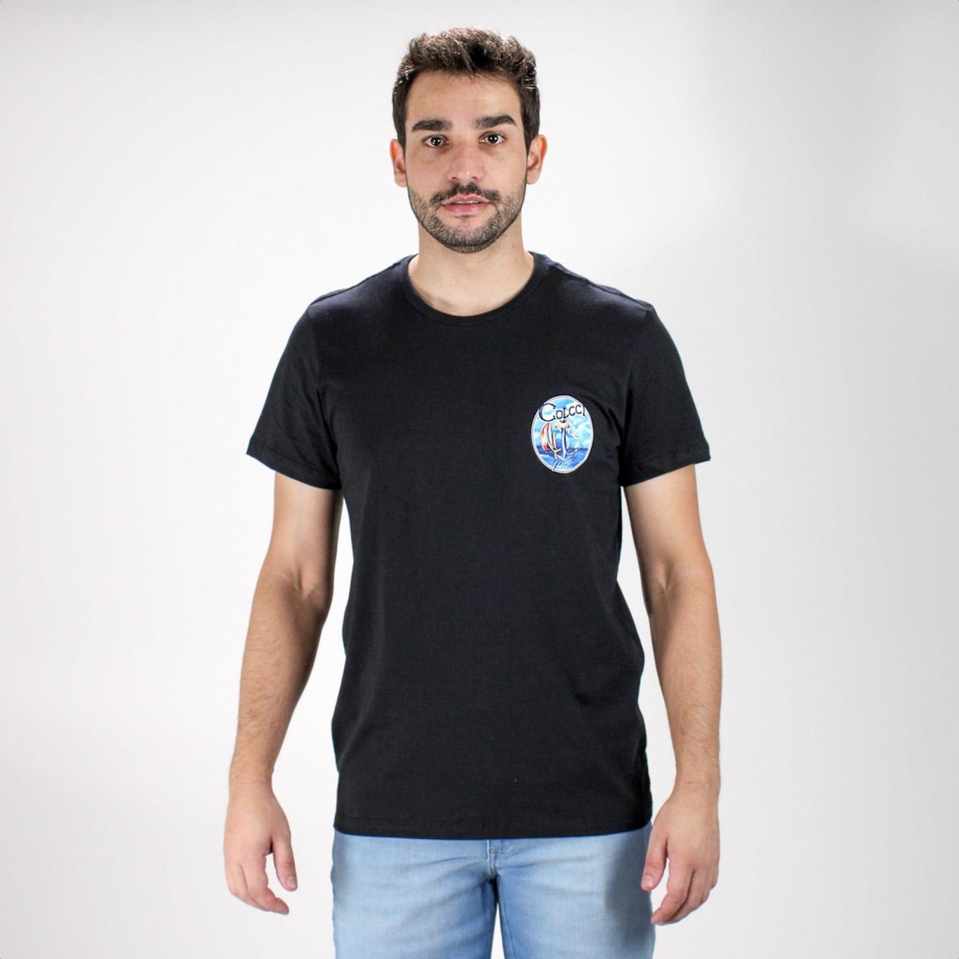 Camiseta Colcci Slim Al Mare - Masculina - Foto 1