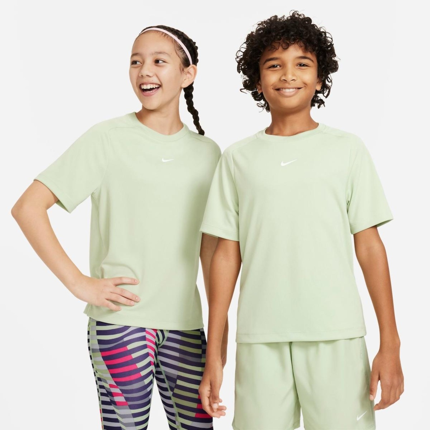 Camiseta Nike Dri-Fit Miler - Infantil - Foto 1