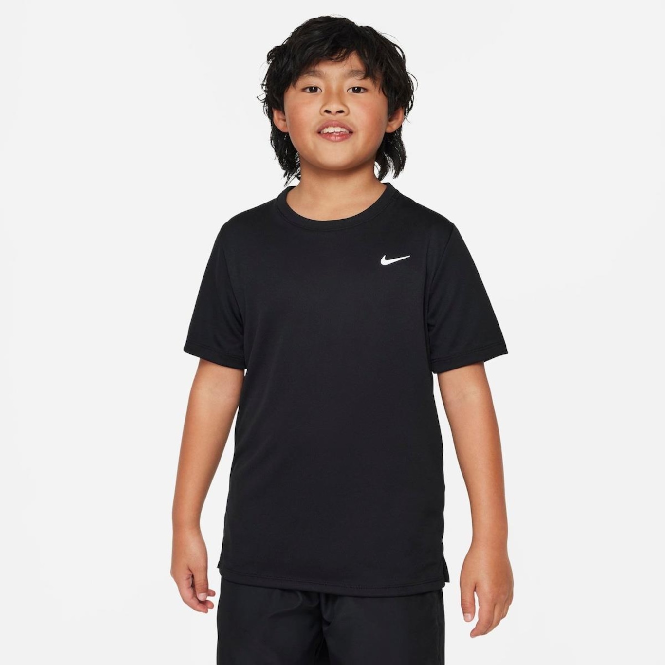 Camiseta Nike Dri-Fit Miler - Infantil - Foto 1