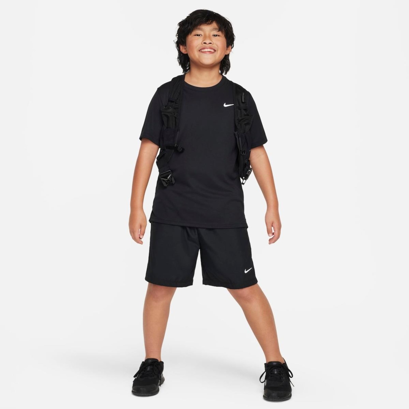 Camiseta Nike Dri-Fit Miler - Infantil - Foto 3