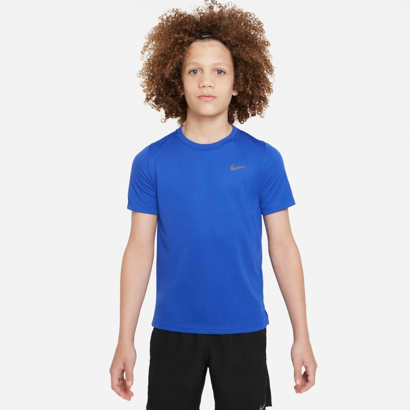 Camiseta Nike Dri-Fit Miler - Infantil - Foto 1