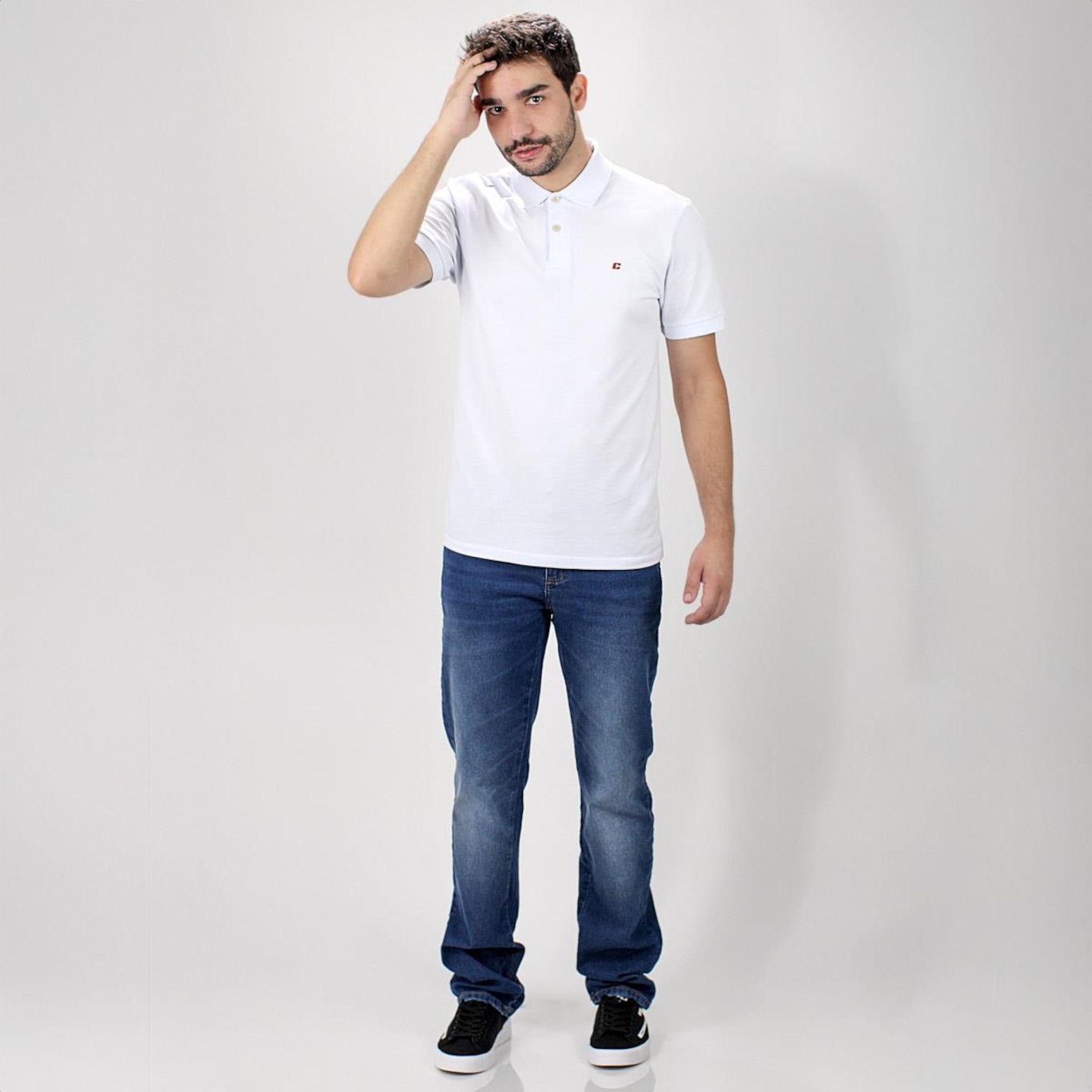 Camisa Polo Colcci Slim Piquet Basics - Masculina - Foto 6