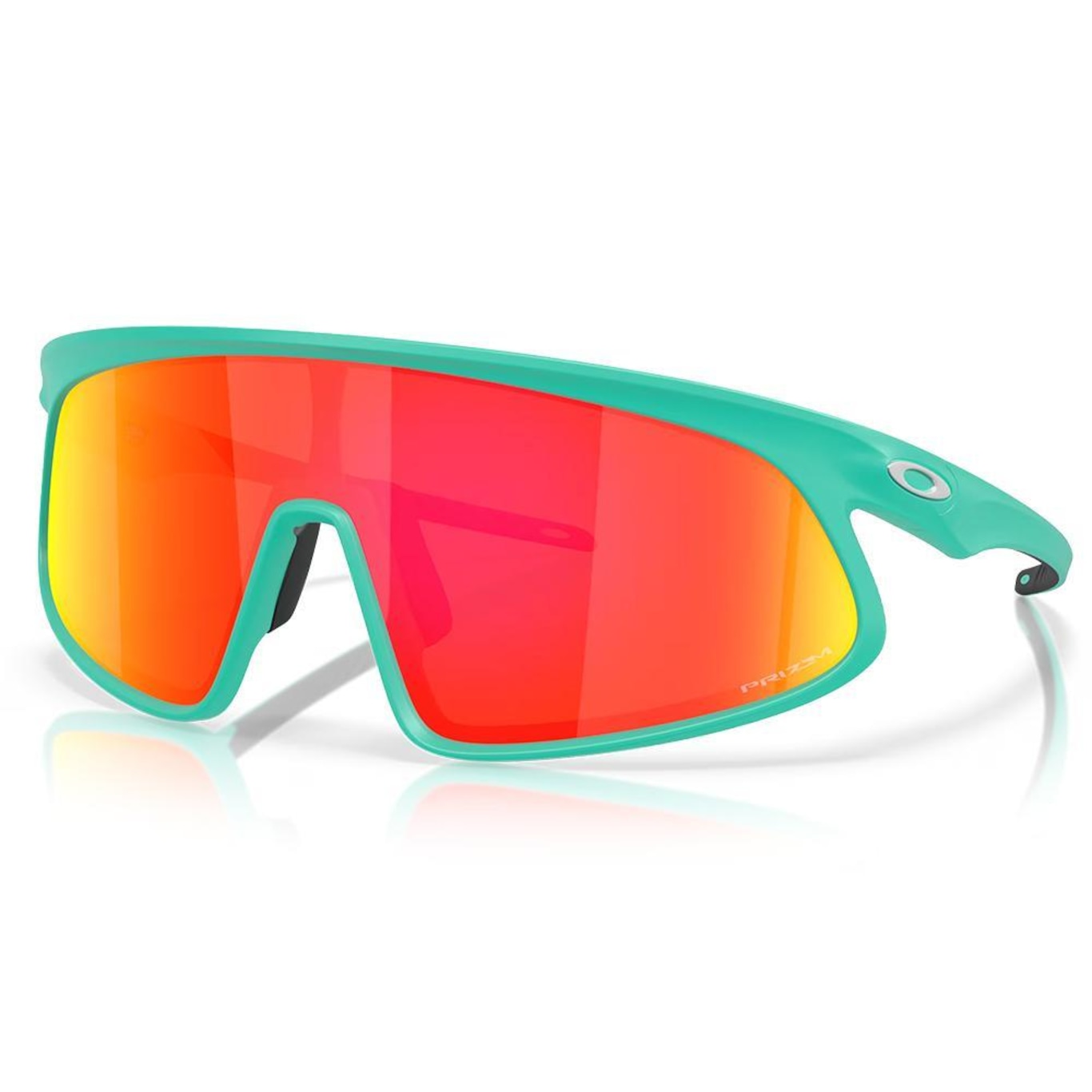 Óculos de Sol Unissex Oakley Rslv Matte Celeste Prizm Ruby - Foto 1