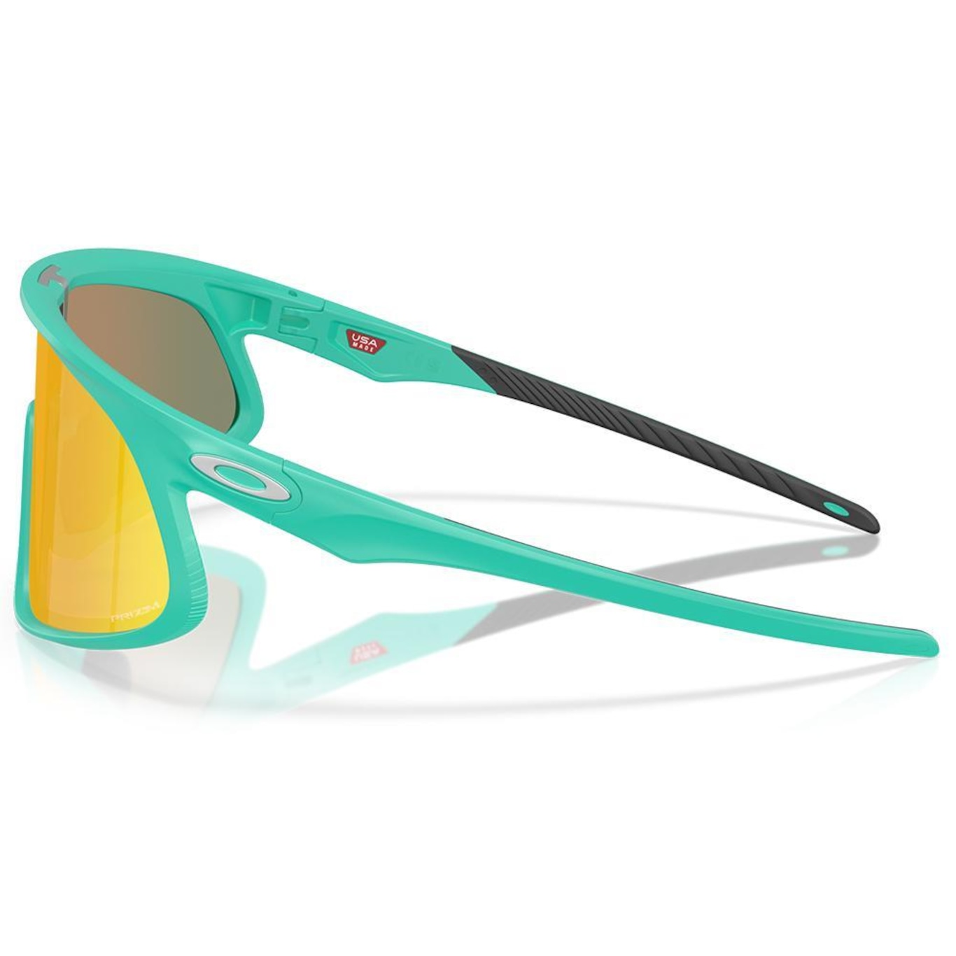 Óculos de Sol Unissex Oakley Rslv Matte Celeste Prizm Ruby - Foto 2