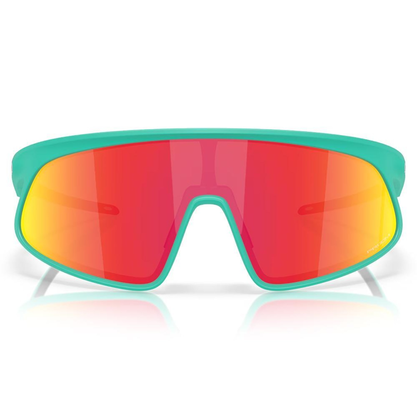 Óculos de Sol Unissex Oakley Rslv Matte Celeste Prizm Ruby - Foto 3