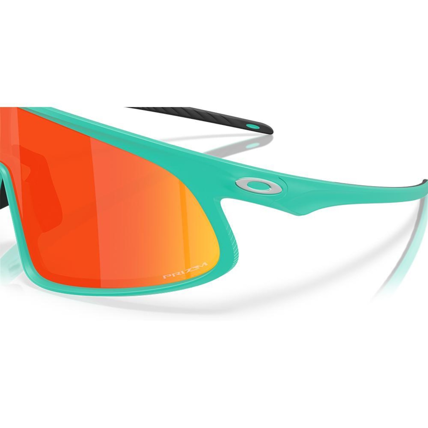 Óculos de Sol Unissex Oakley Rslv Matte Celeste Prizm Ruby - Foto 4