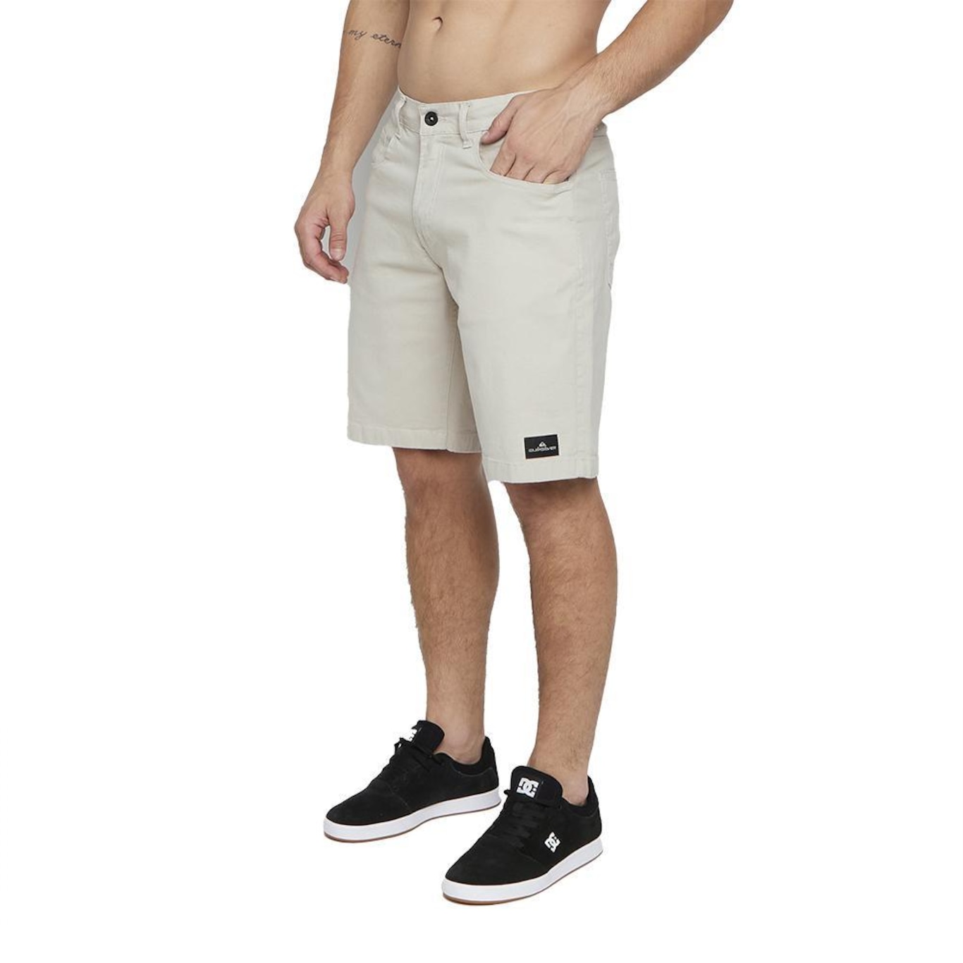 Bermuda Quiksilver Everyday Skate Sm25 Masculina Caqui - Foto 1