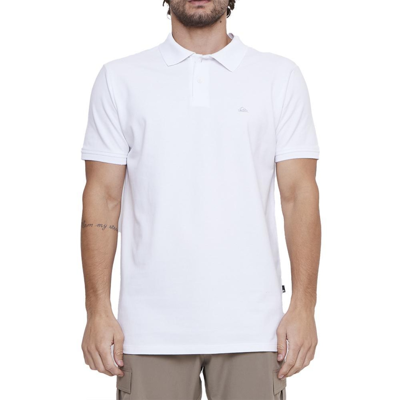 Camisa Polo Quiksilver Embroidery Piquet - Masculina - Foto 1