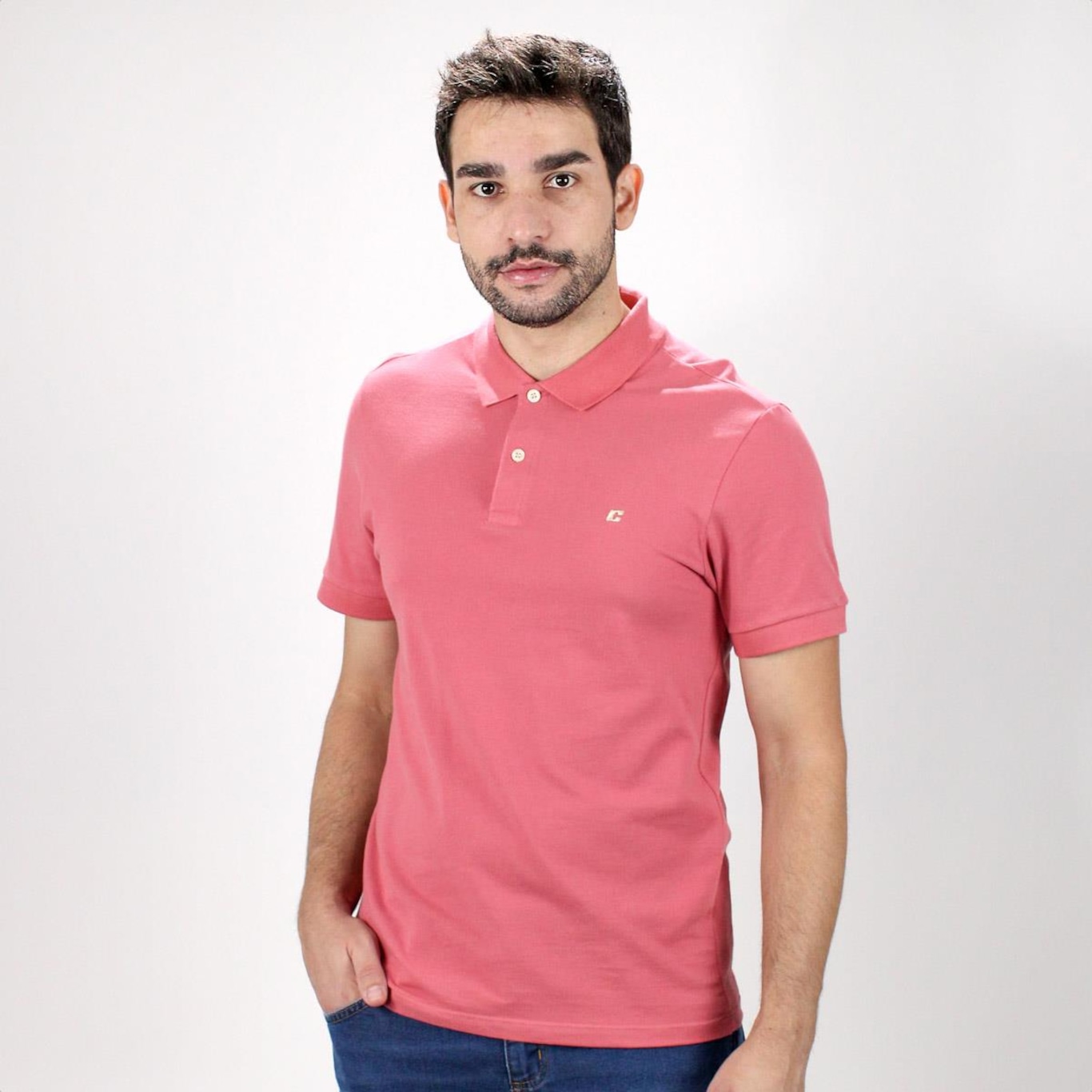 Camisa Polo Colcci Slim Piquet Basics - Masculina - Foto 2