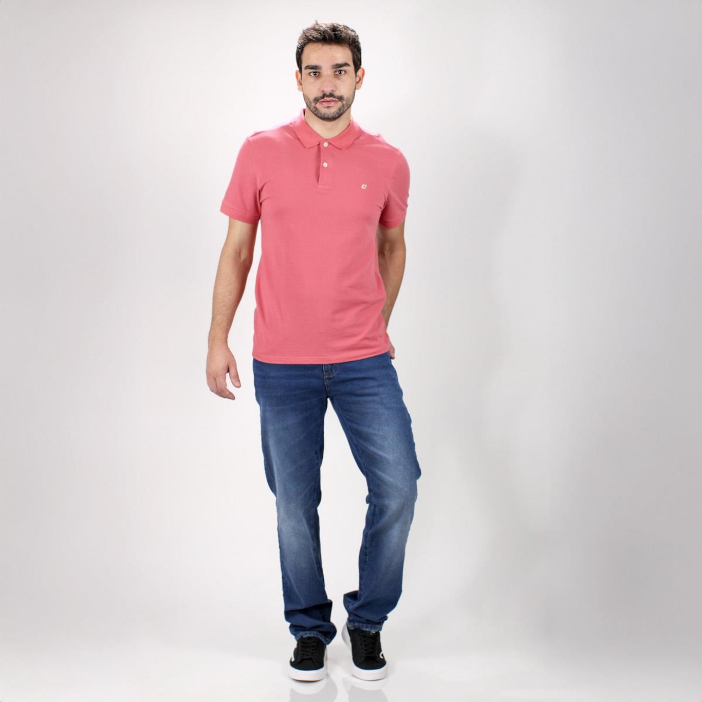 Camisa Polo Colcci Slim Piquet Basics - Masculina - Foto 6