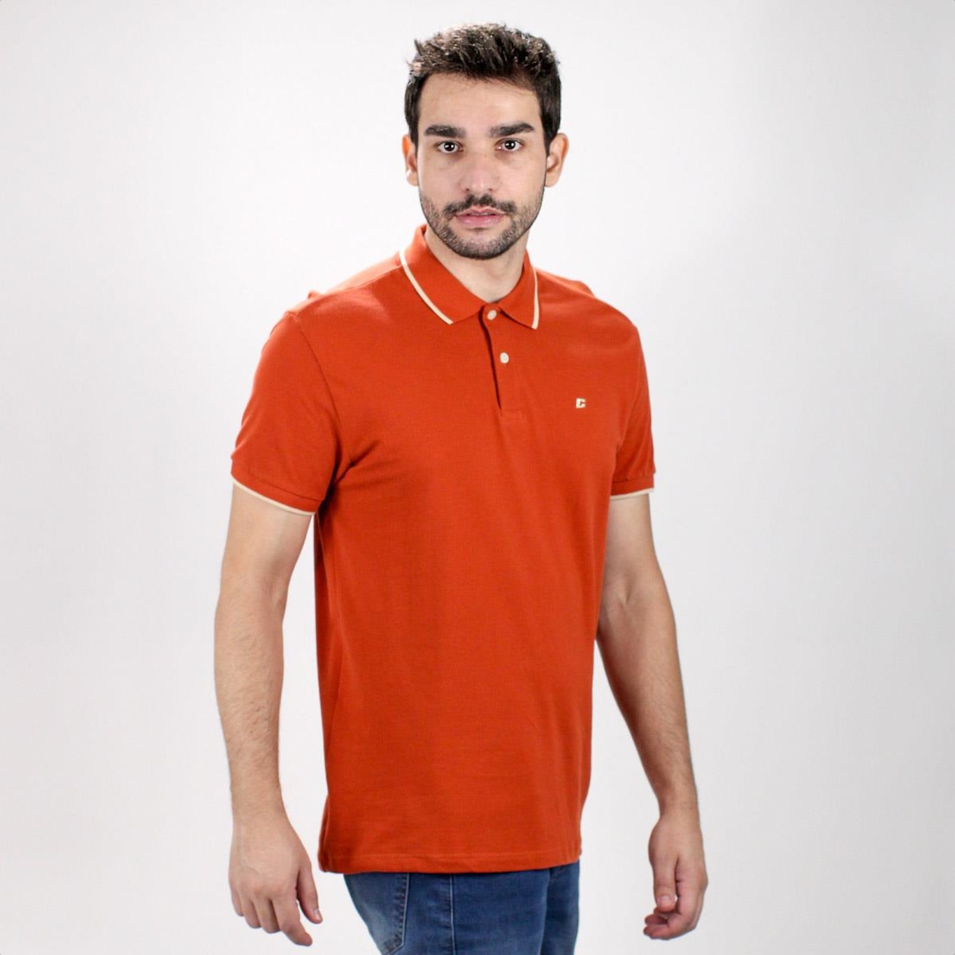 Camisa Polo Colcci Slim Piquet Line - Masculina - Foto 3