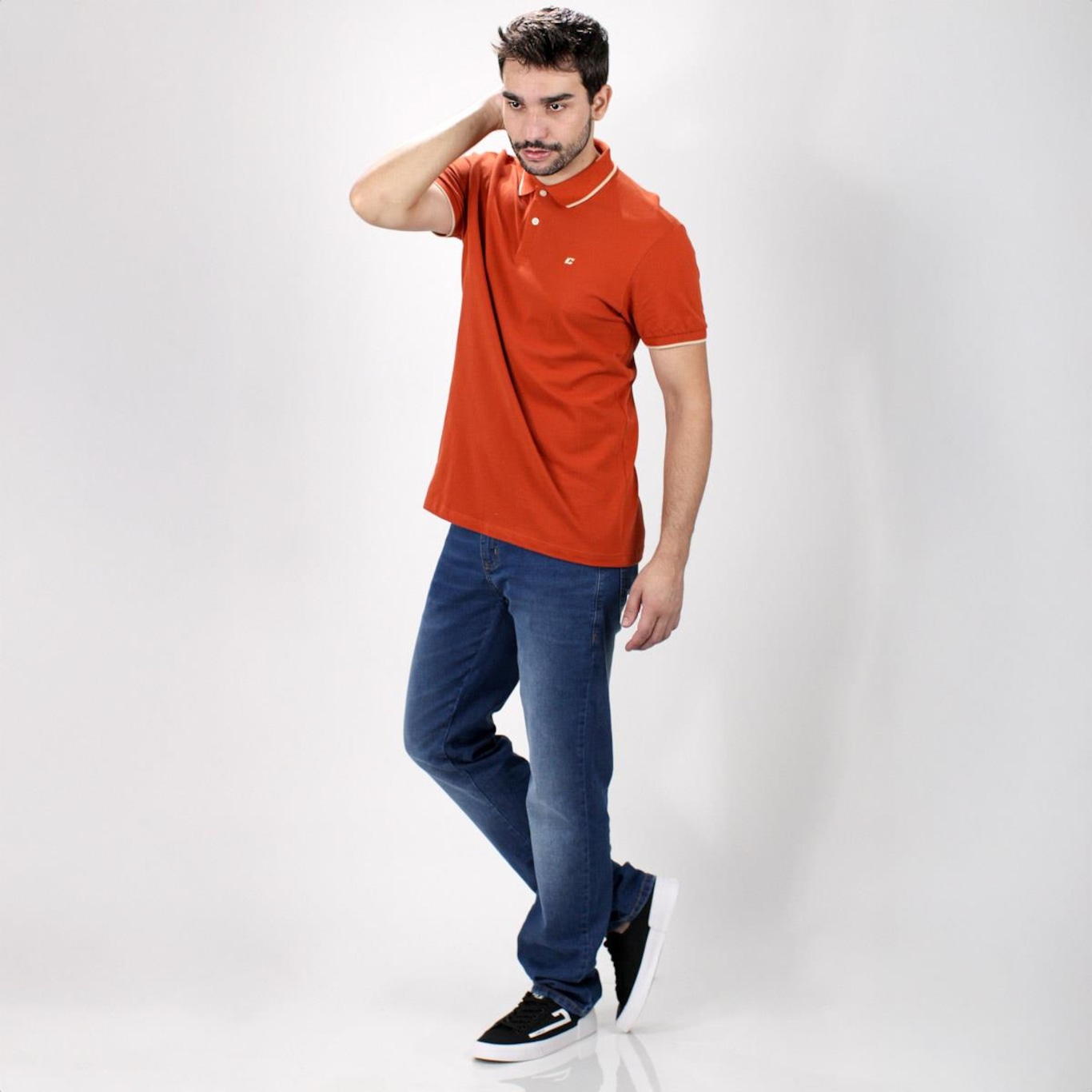 Camisa Polo Colcci Slim Piquet Line - Masculina - Foto 5