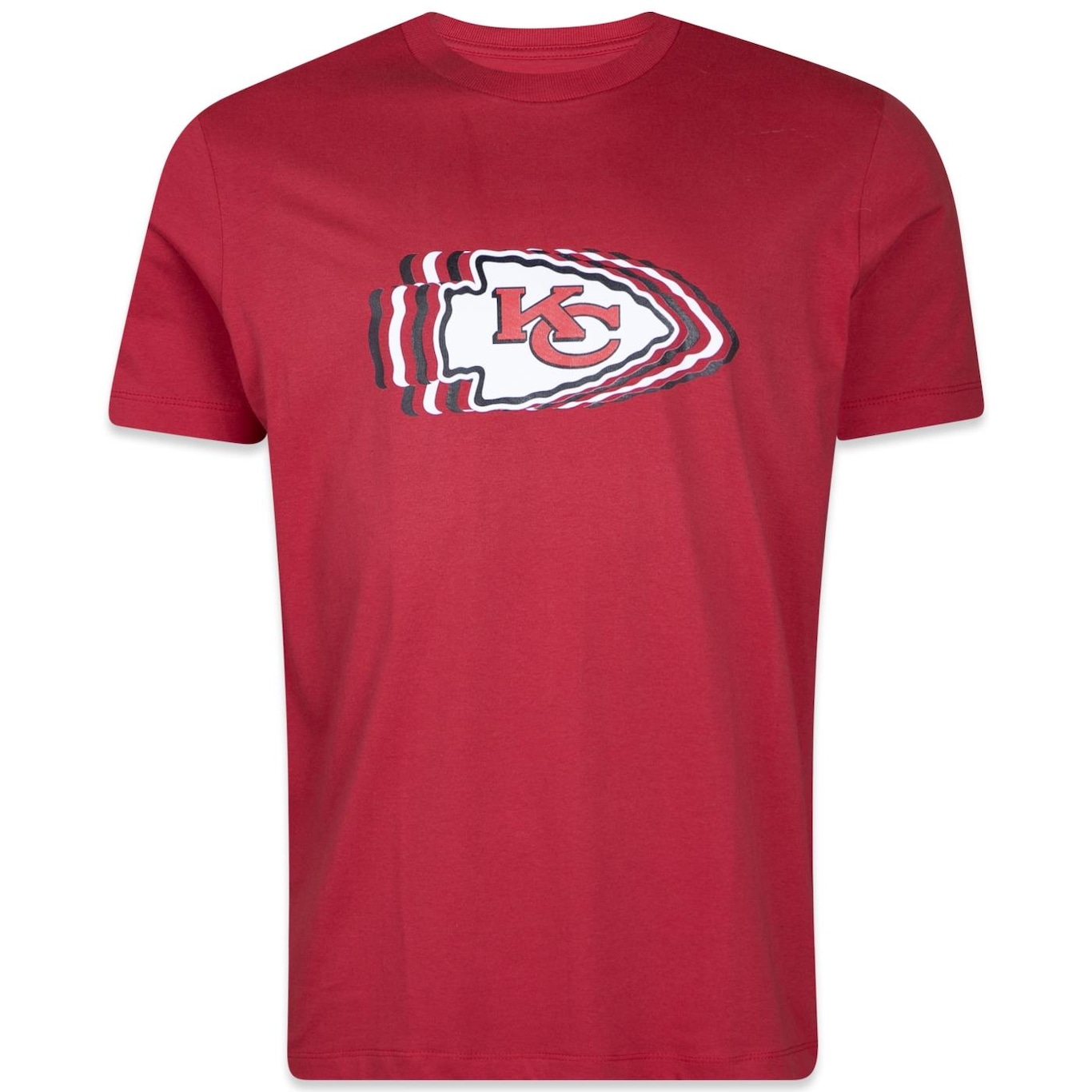 Camiseta New Era Regular Nfl Kansas City Chiefs World Of Logos - Masculino - Foto 1