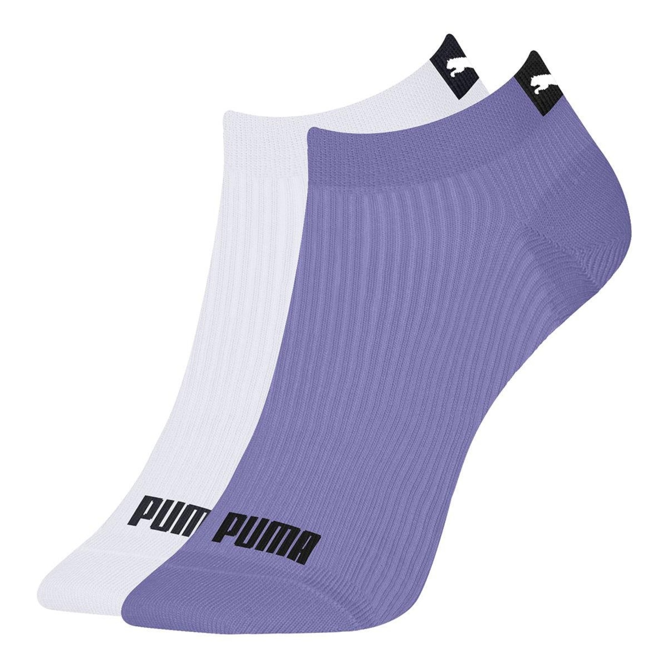 Kit Meia Puma Sapatilha Logo - 4 Pares - Feminino - Foto 2