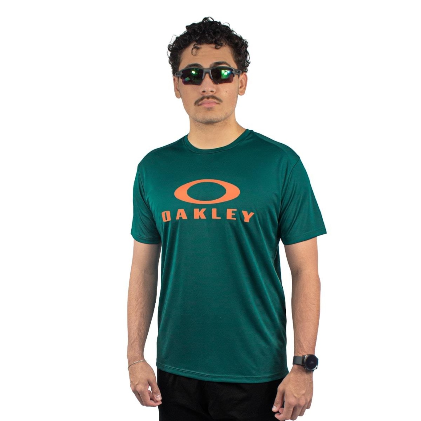 Camiseta Oakley Trn Logo Ss Tee 2 - Masculina - Foto 1