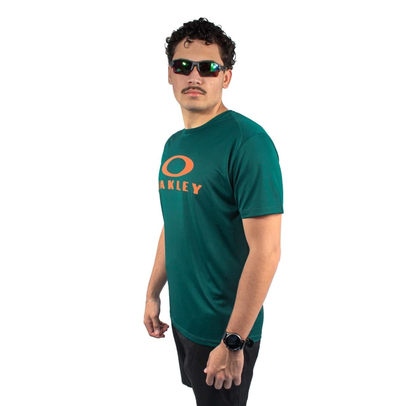 Camiseta Oakley Trn Logo Ss Tee 2 - Masculina - Foto 3