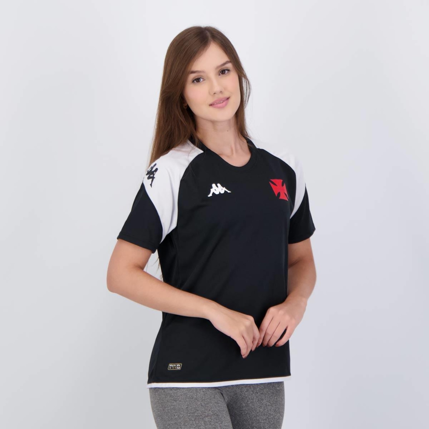 Camisa do Vasco Kappa Treino 2024 - Feminina - Foto 2