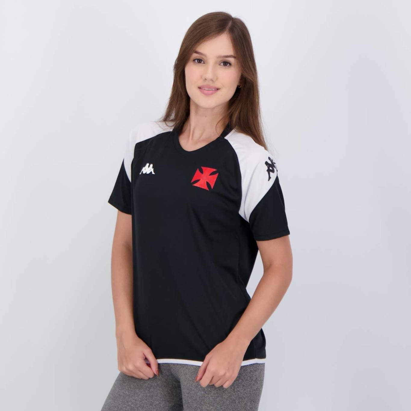 Camisa do Vasco Kappa Treino 2024 - Feminina - Foto 3