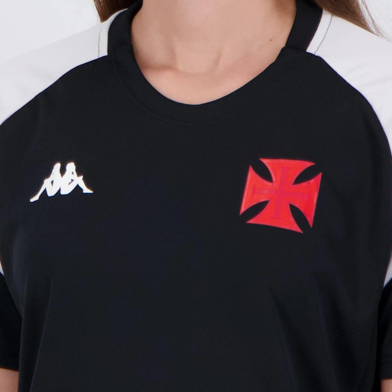 Camisa do Vasco Kappa Treino 2024 - Feminina - Foto 5