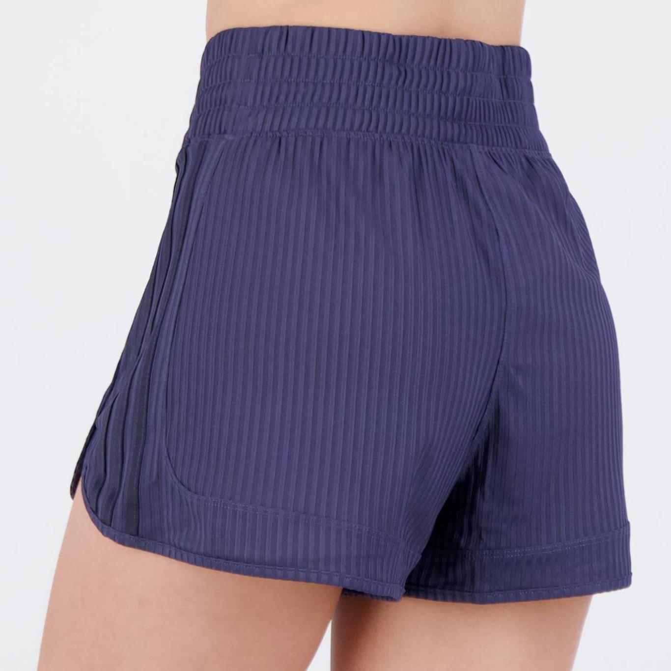 Short adidas Pacer Rib Treino - Feminino - Foto 3