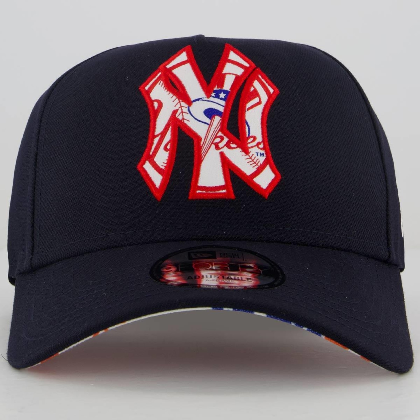 Boné Aba Curva New Era Mlb New York Yankees World 940 - Snapback - Adulto - Foto 2