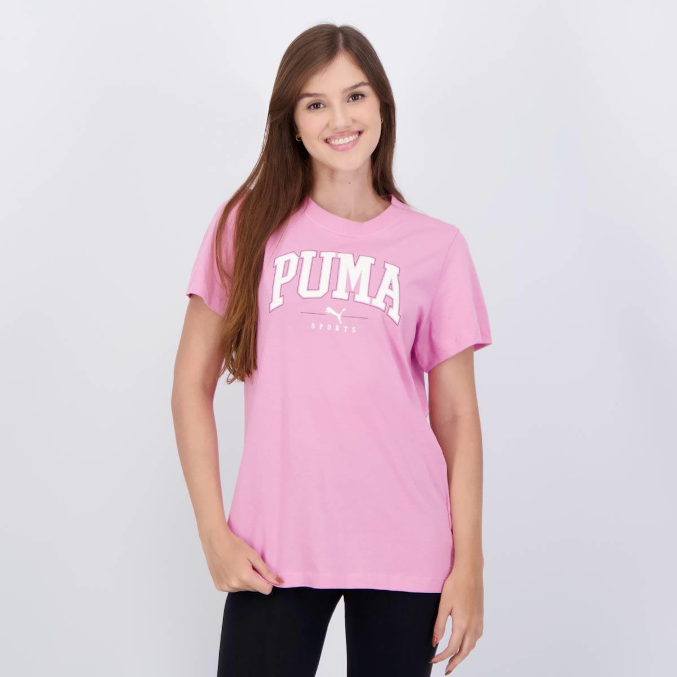 Camiseta Puma Squad Graphic Feminina - Foto 1