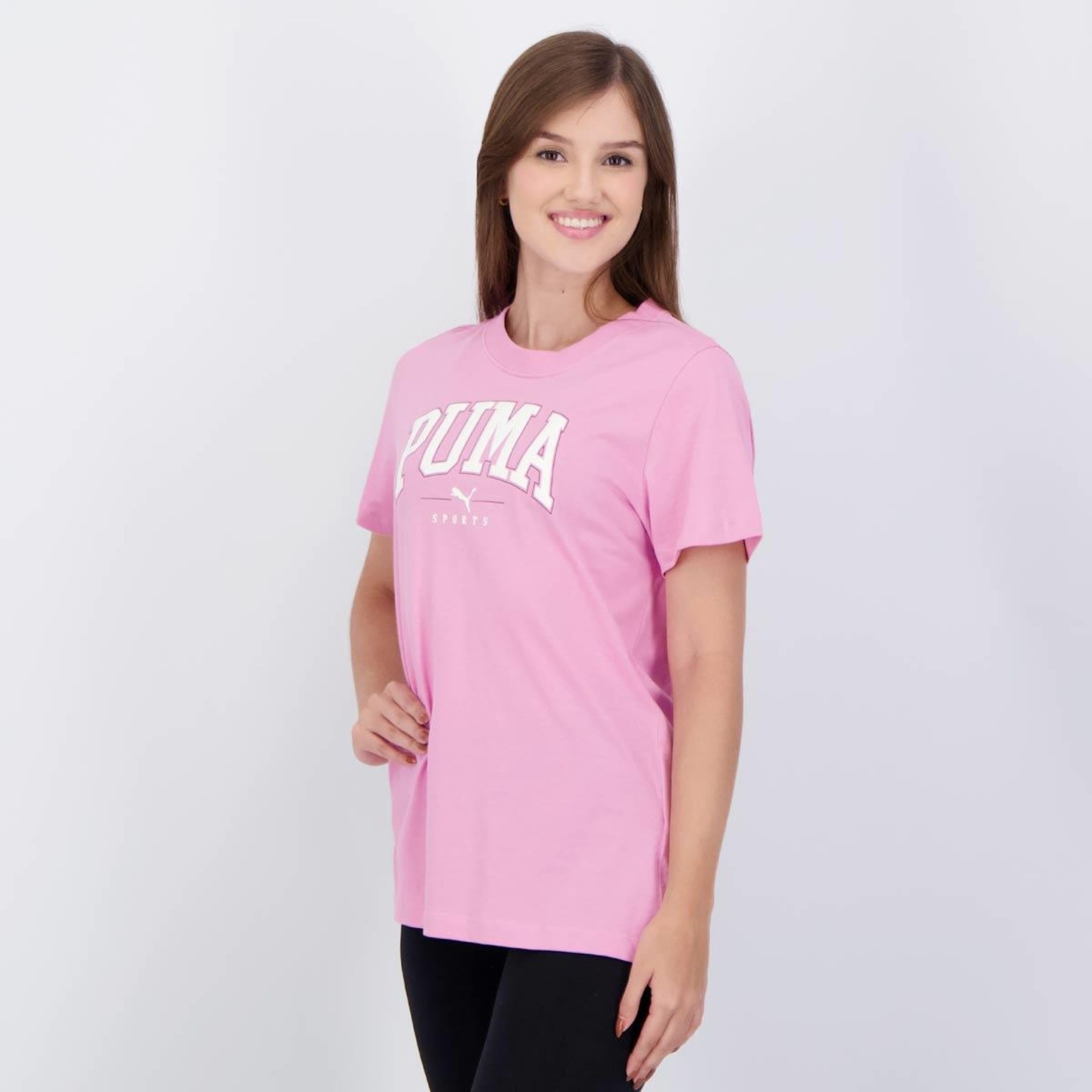 Camiseta Puma Squad Graphic Feminina - Foto 3