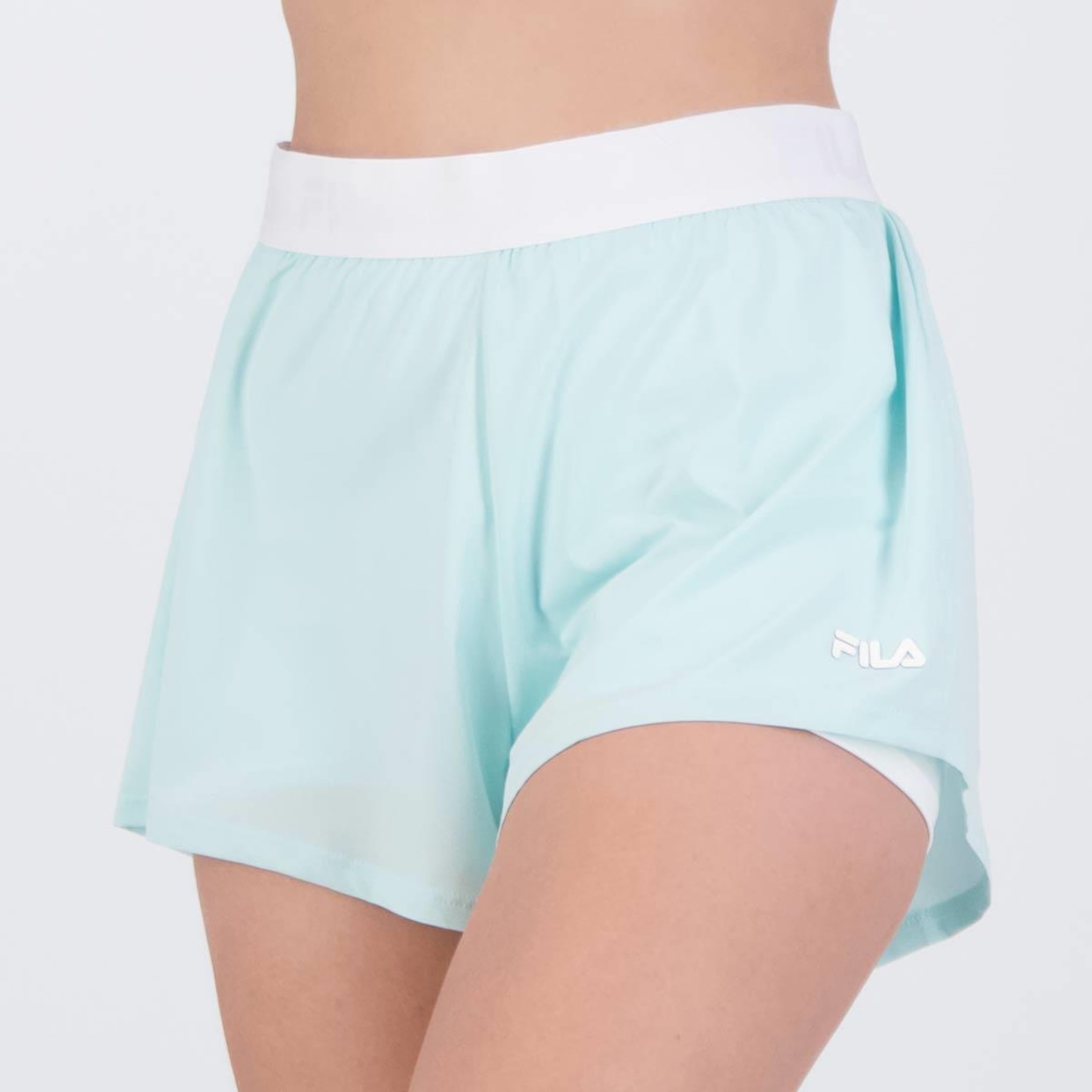 Short Fila Light Elastic - Feminino - Foto 1