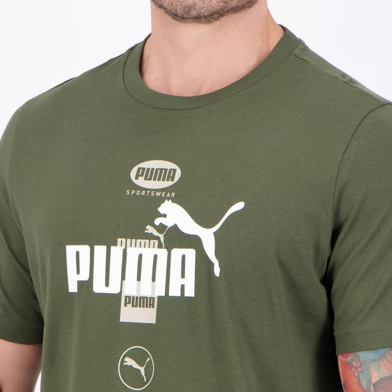 Camiseta Puma Graphic Masculina - Foto 5