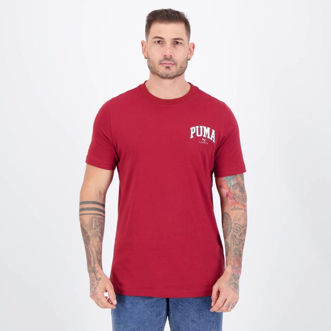 Camiseta Puma Squad Small Graphic Masculina - Foto 1