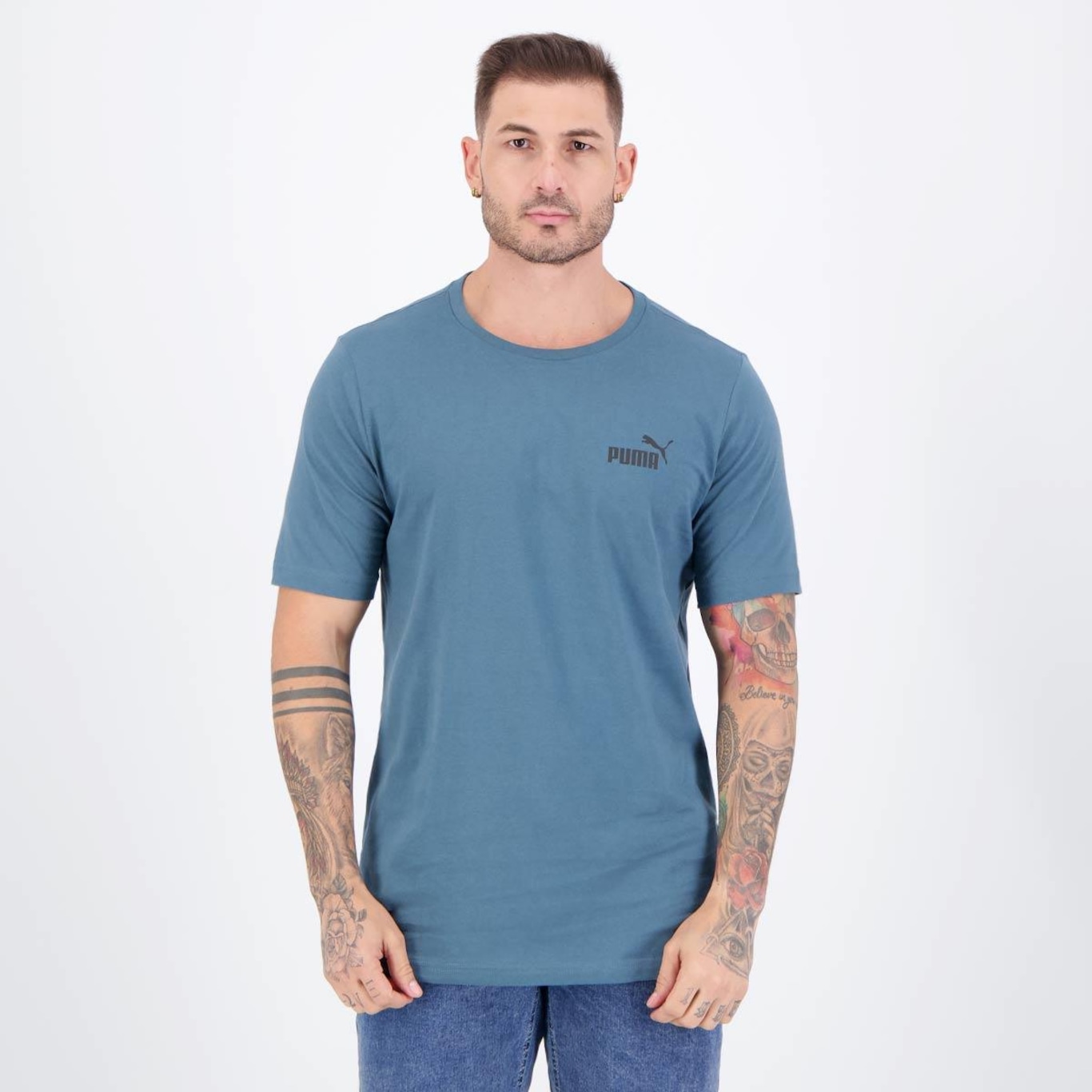 Camiseta Puma Small Logo Masculina - Foto 1