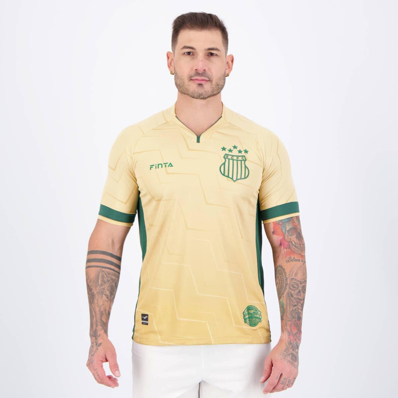 Camisa Finta Sampaio Corrêa III 2023 - Masculina - Foto 1