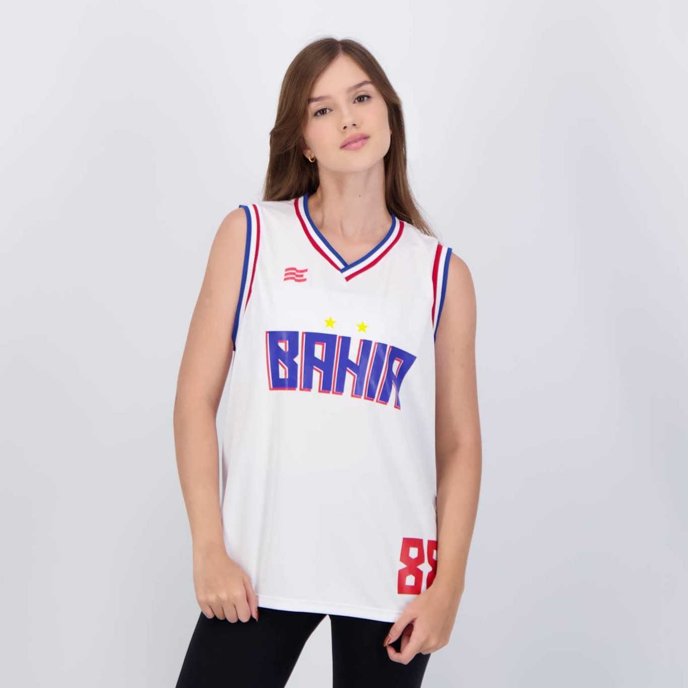 Camiseta Regata Esquadrão Bahia Basquete 88 - Feminina - Foto 1