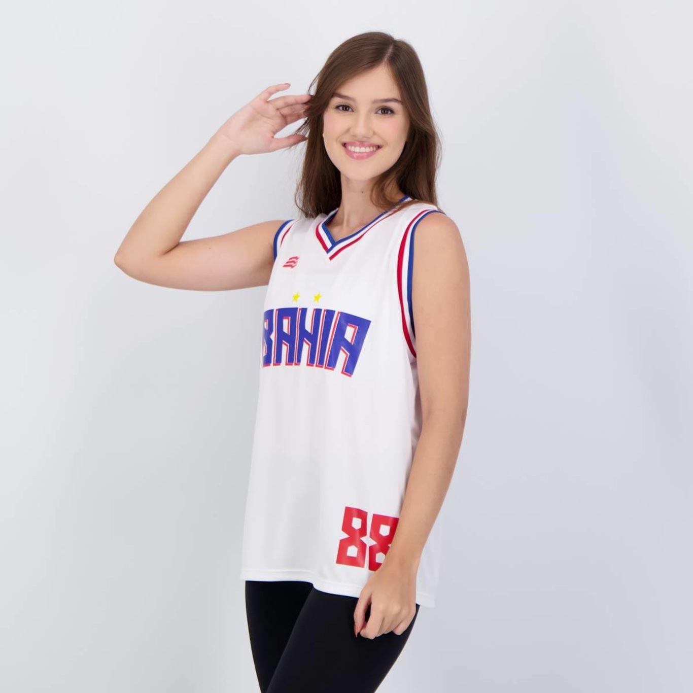 Camiseta Regata Esquadrão Bahia Basquete 88 - Feminina - Foto 3