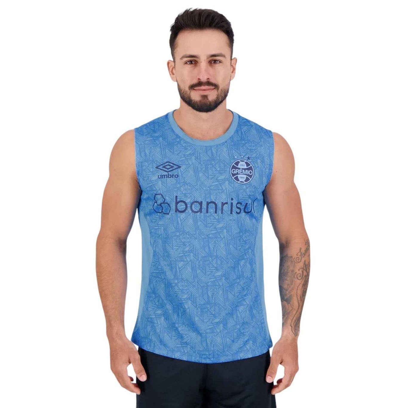 Camiseta Regata Umbro Grêmio Treino 2024/25 Masculina - Foto 1