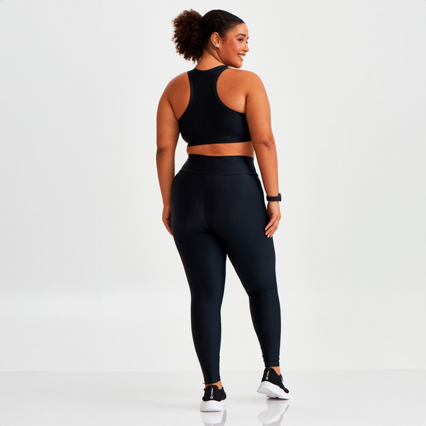 Calça Legging Caju Brasil Plus Size Atletika - Feminino - Foto 4