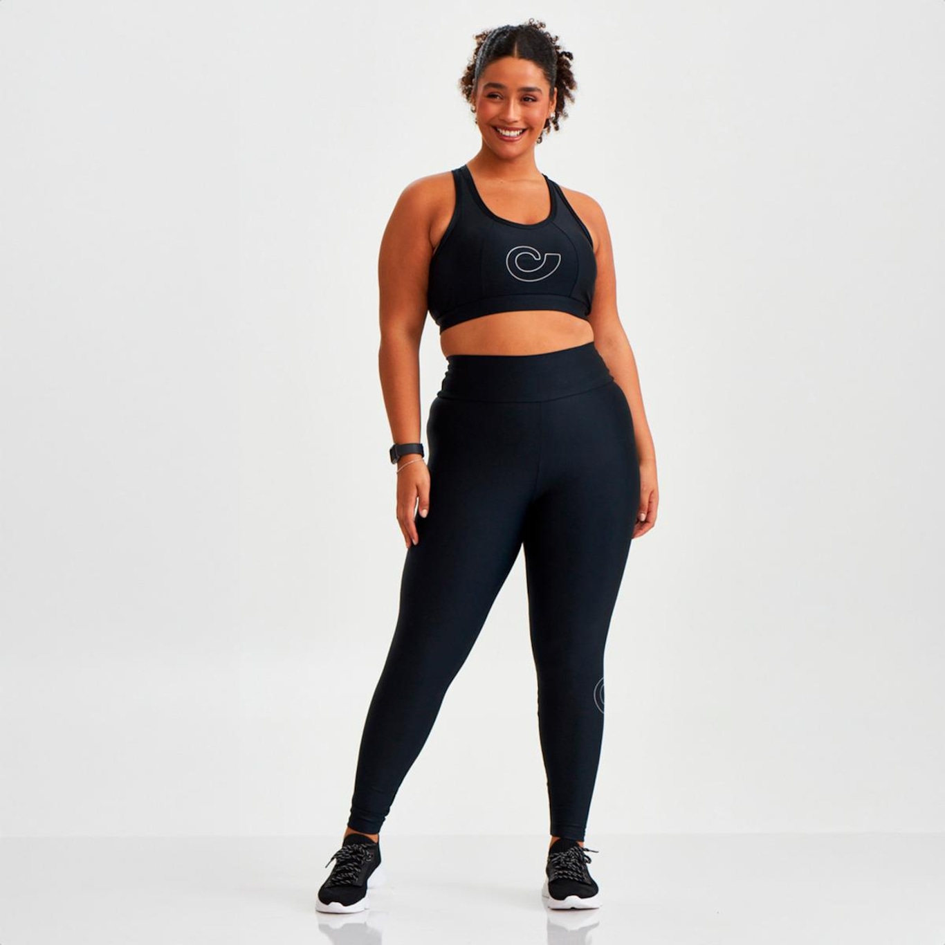 Calça Legging Caju Brasil Plus Size Atletika - Feminino - Foto 5