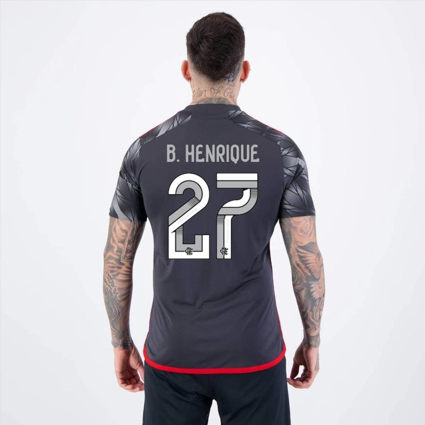 Camisa do Flamengo adidas III 2024 27 B. Henrique - Masculina - Foto 2