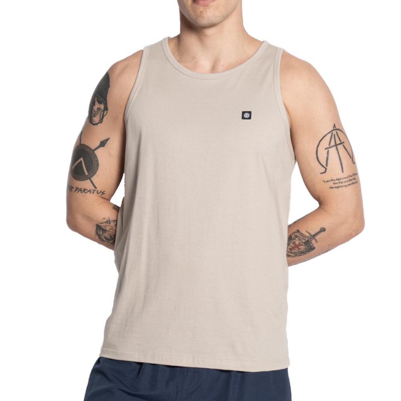 Camiseta Regata Element Mini Patch Sm25 - Masculina - Foto 1