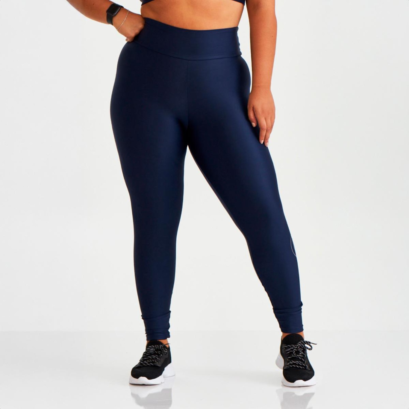 Calça Legging Caju Brasil Plus Size Atletika - Feminino - Foto 1