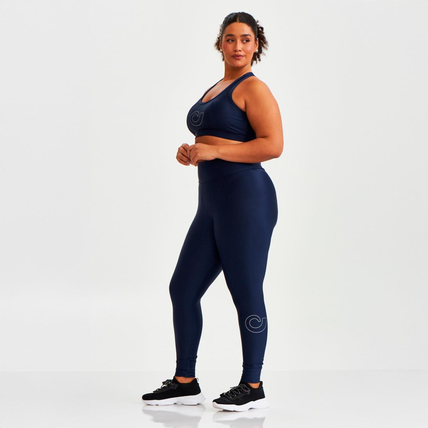 Calça Legging Caju Brasil Plus Size Atletika - Feminino - Foto 4