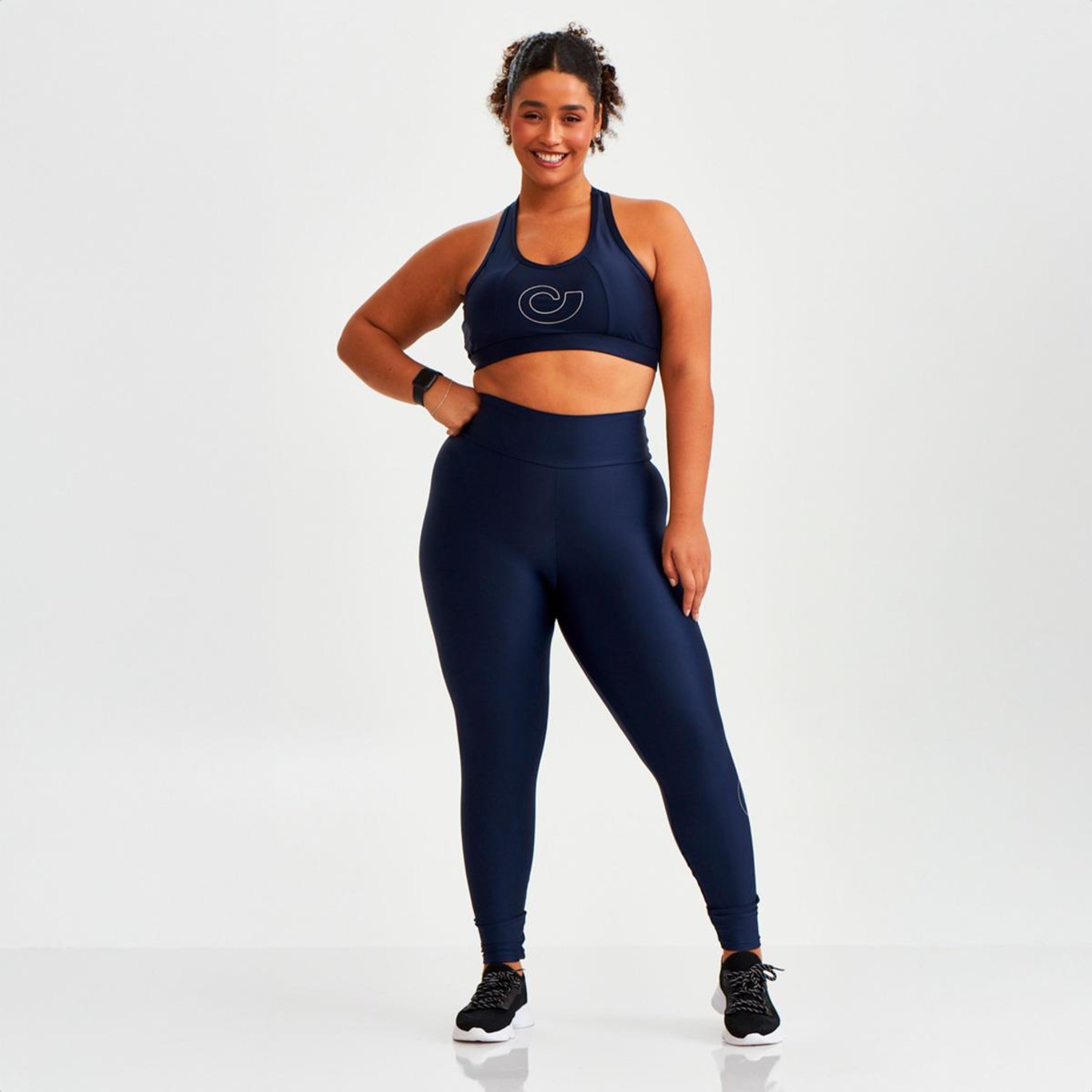 Calça Legging Caju Brasil Plus Size Atletika - Feminino - Foto 5