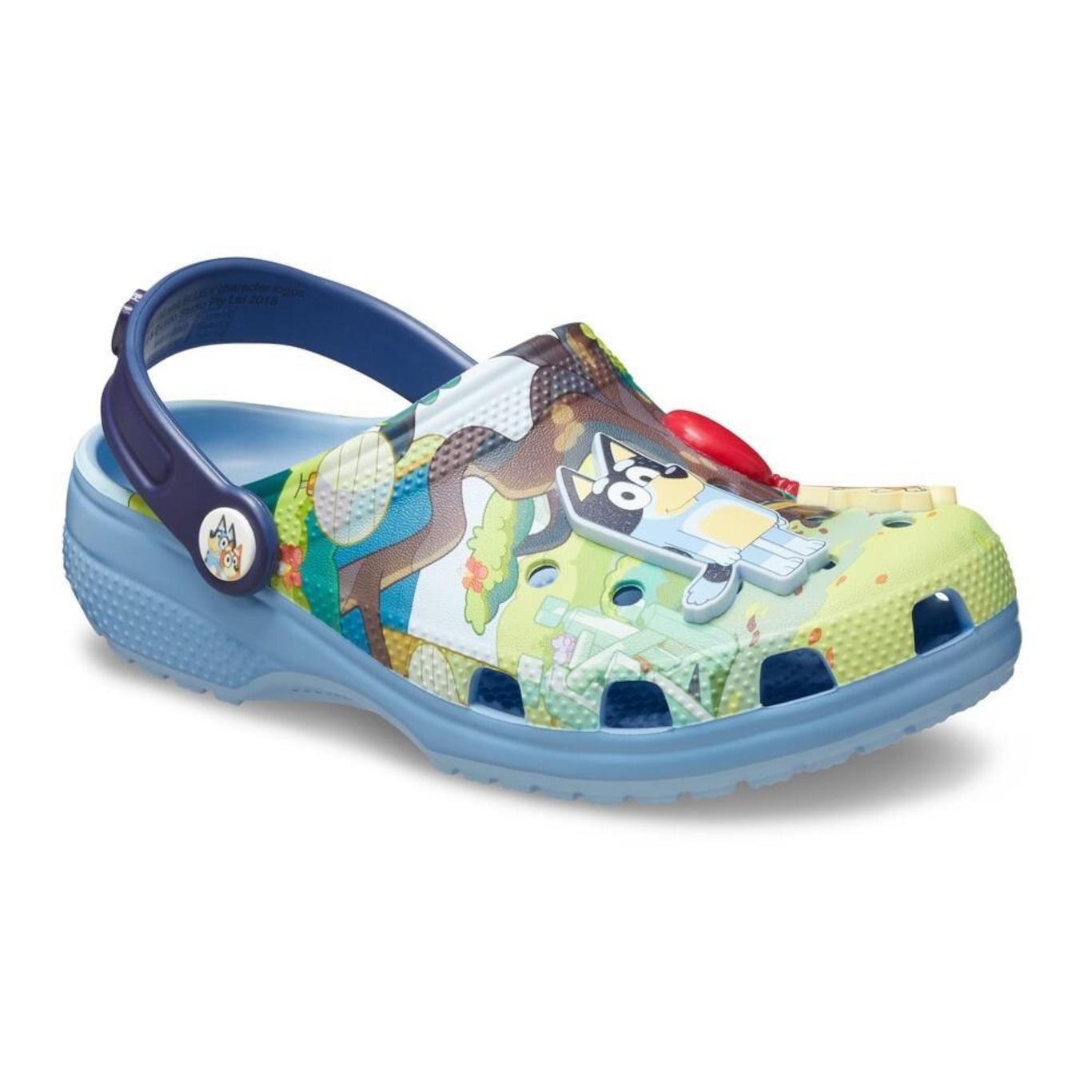 Sandália Crocs Bluey Classic Clog Infantil Multi - Unissex - Foto 2