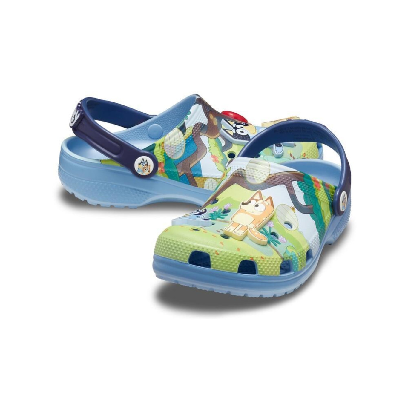 Sandália Crocs Bluey Classic Clog Infantil Multi - Unissex - Foto 4