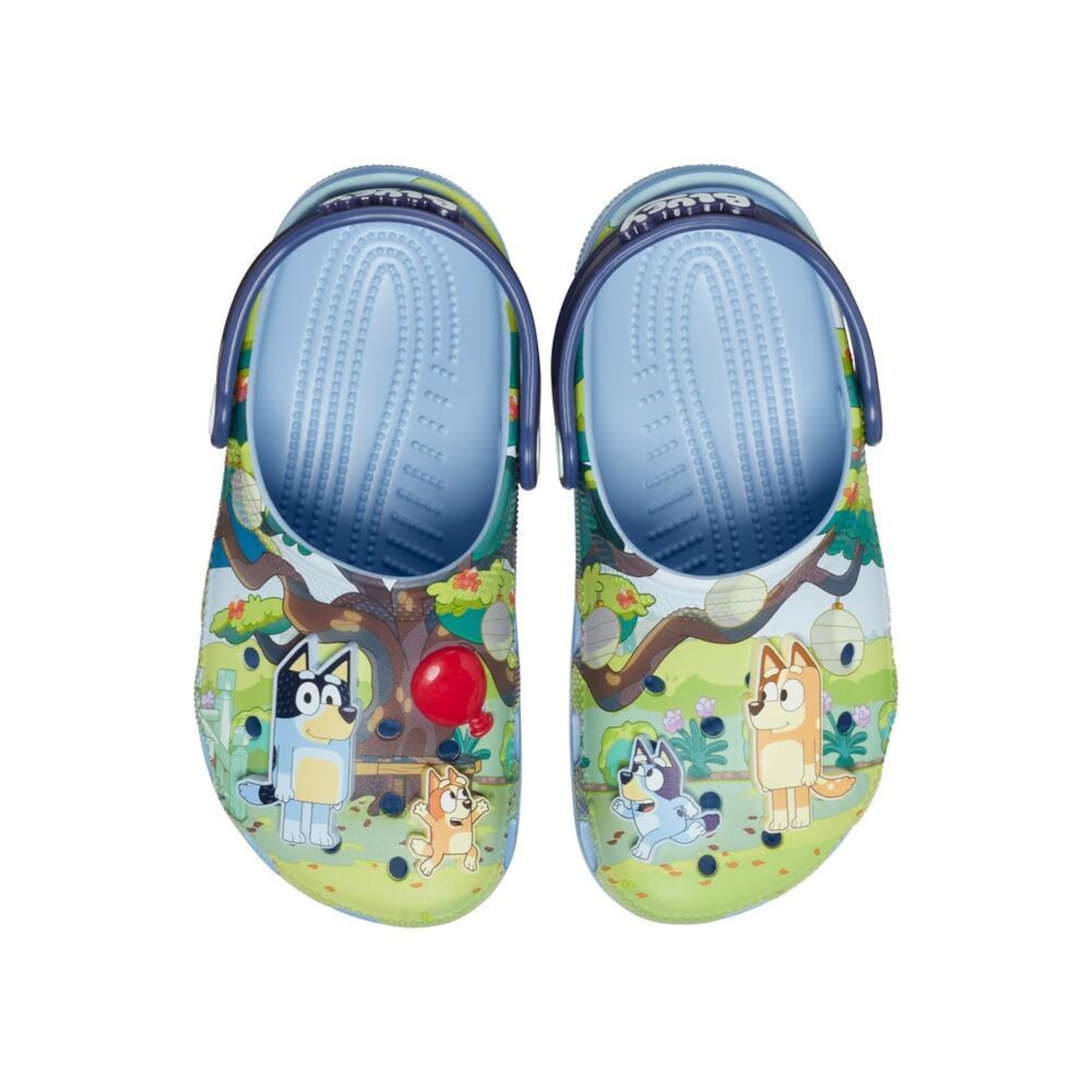 Sandália Crocs Bluey Classic Clog Infantil Multi - Unissex - Foto 5