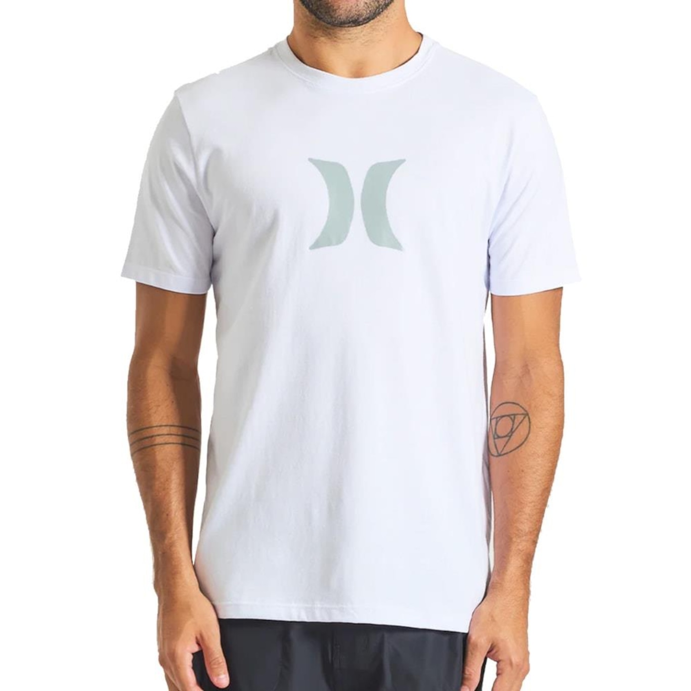 Camiseta Hurley Plus Size Silk Icon - Masculina - Foto 1