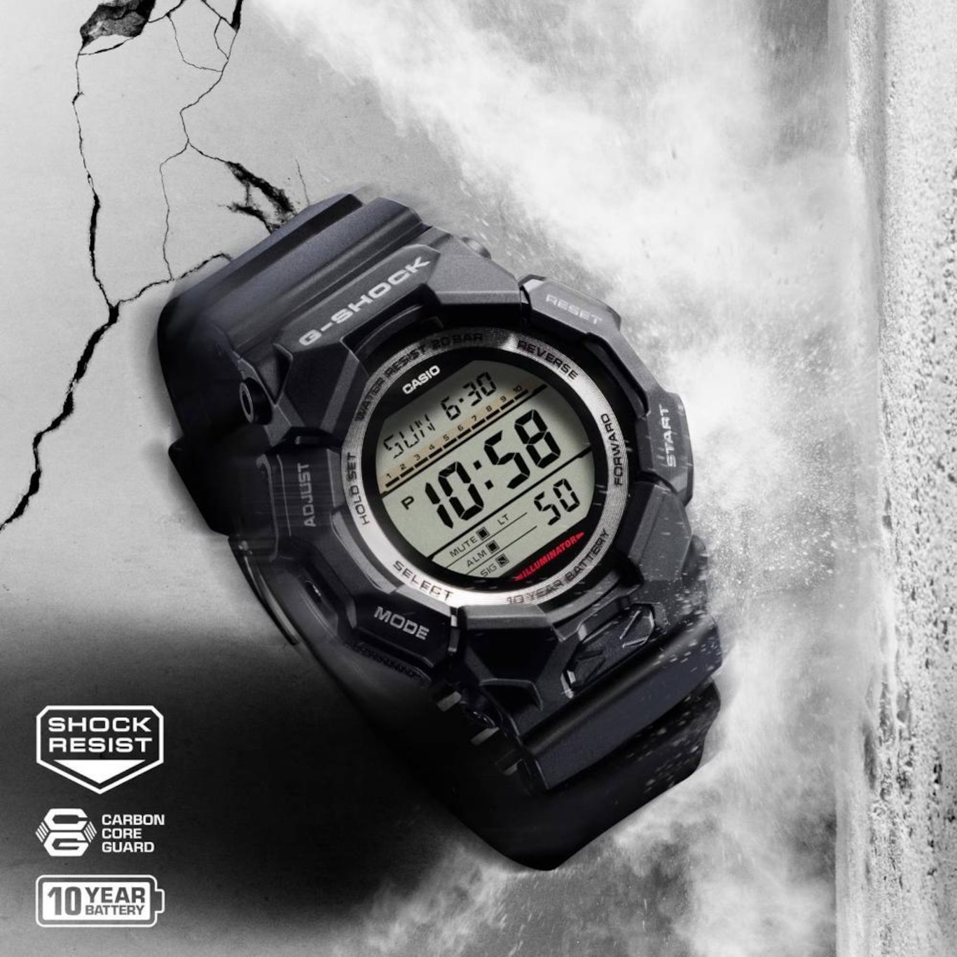 Relógio Casio G-Shock Gd-010-1Dr - G-Shock Gd-010-1Dr - Foto 4