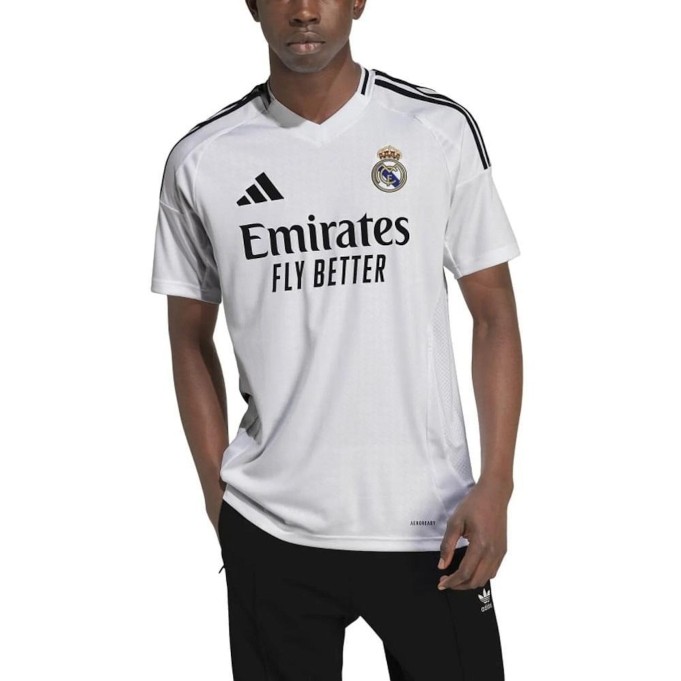 Camisa do Real Madrid adidas I 24 Iu5011 - Masculina - Foto 4