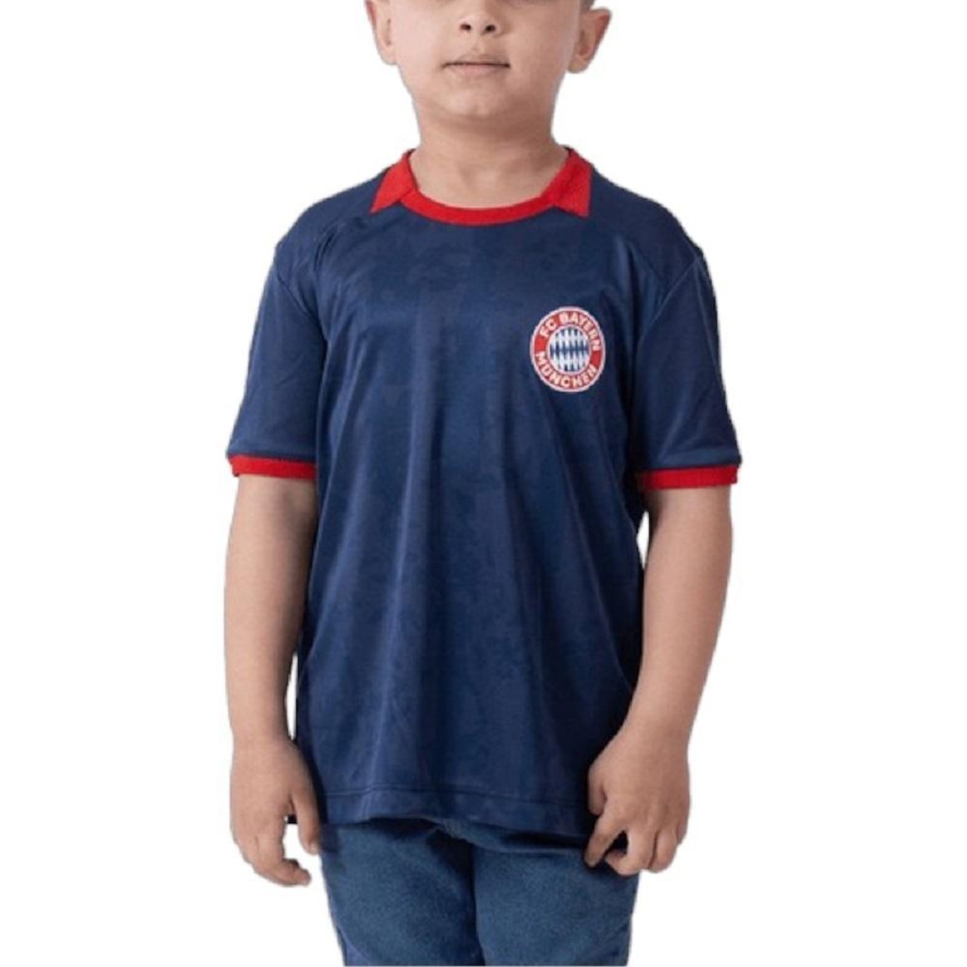 Camisa Bayern de Munique Braziline Free - Infantil - Foto 1